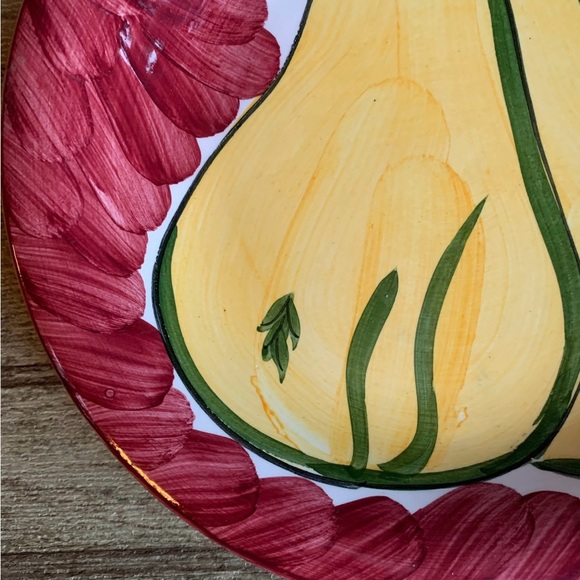 Tabletops Unlimited Fruita de Roma Pear Salad Plate - Picture 3 of 8